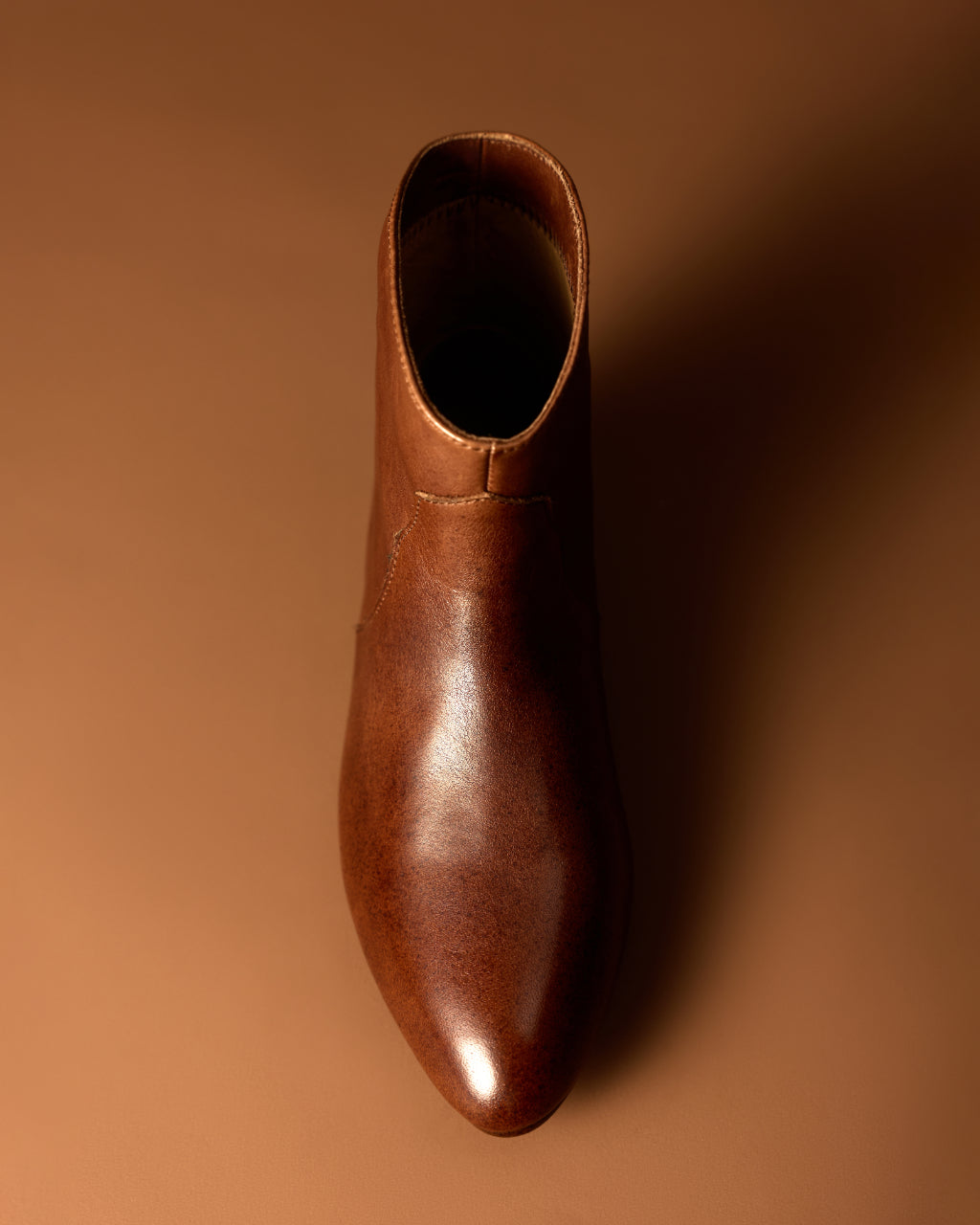 Cassie Leather Brown Boots Boots Age of Innocence
