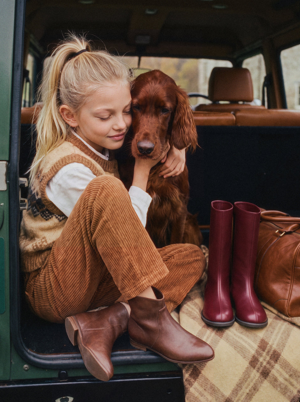 Cassie Leather Brown Boots Boots Age of Innocence