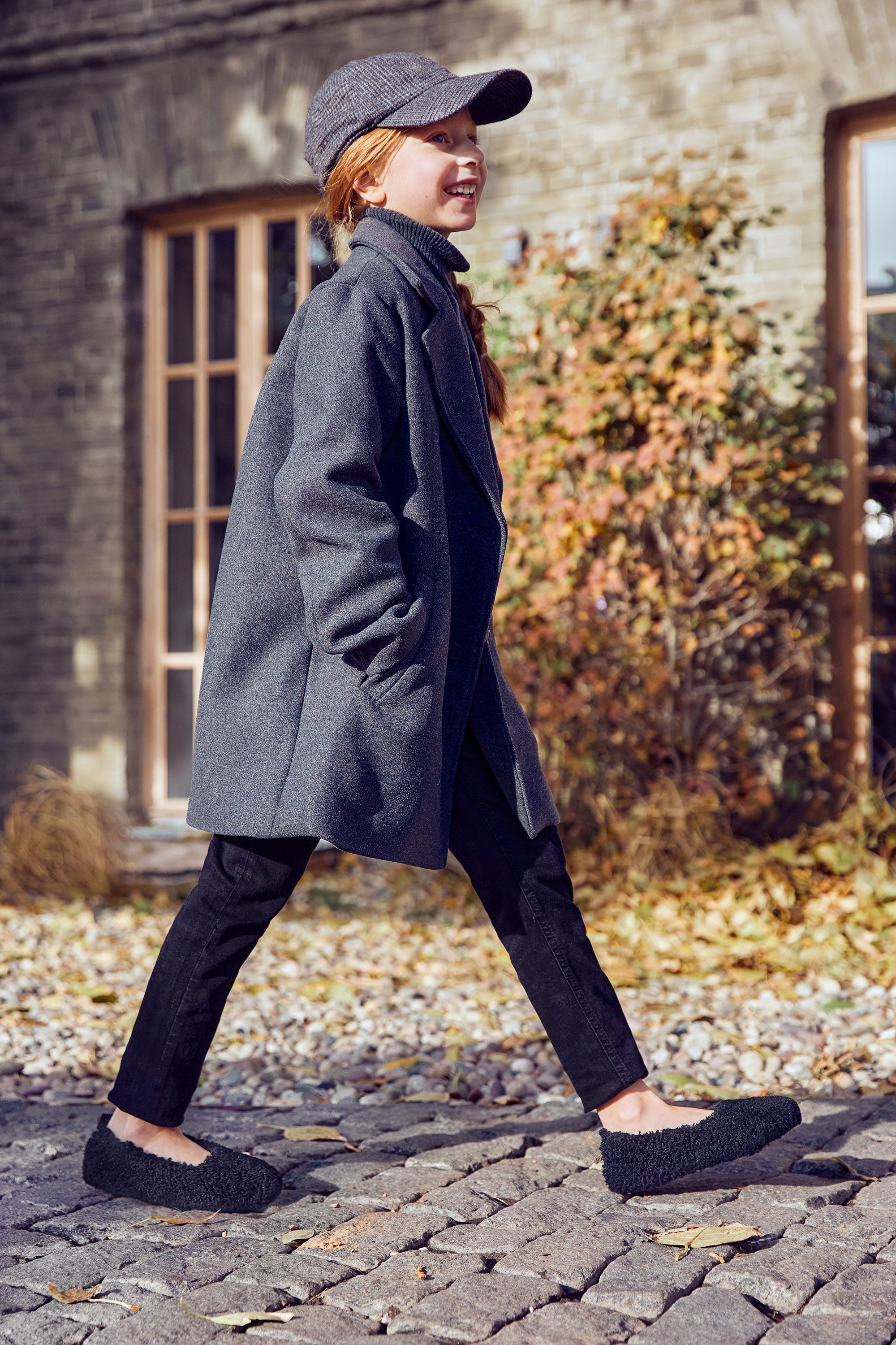 Polly Black Slippers Shoes Age of Innocence