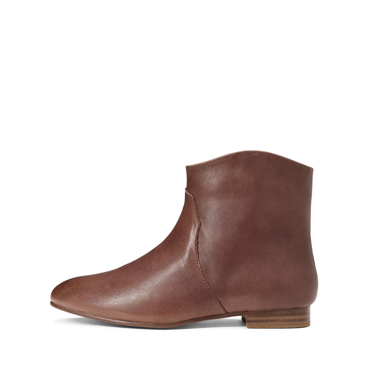 Cassie Leather Brown Boots