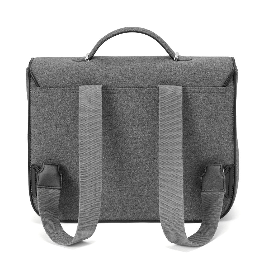 Boston Wool Grey Schoolbag Schoolbag Age of Innocence