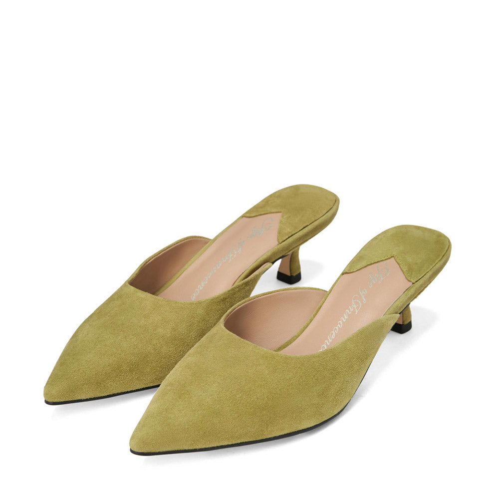 Brenda Green Mules by Age of Innocence