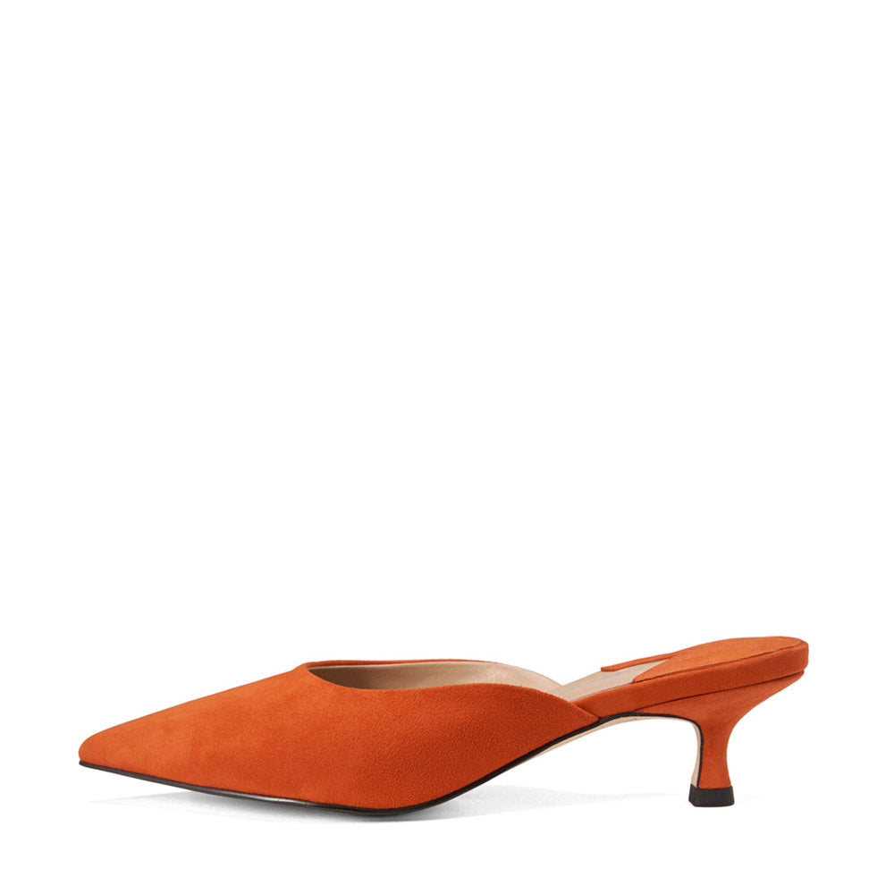 Brenda Orange Mules by Age of Innocence