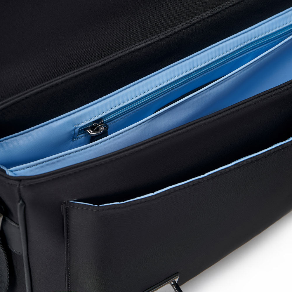 Sasha Black Satchel Schoolbag Age of Innocence