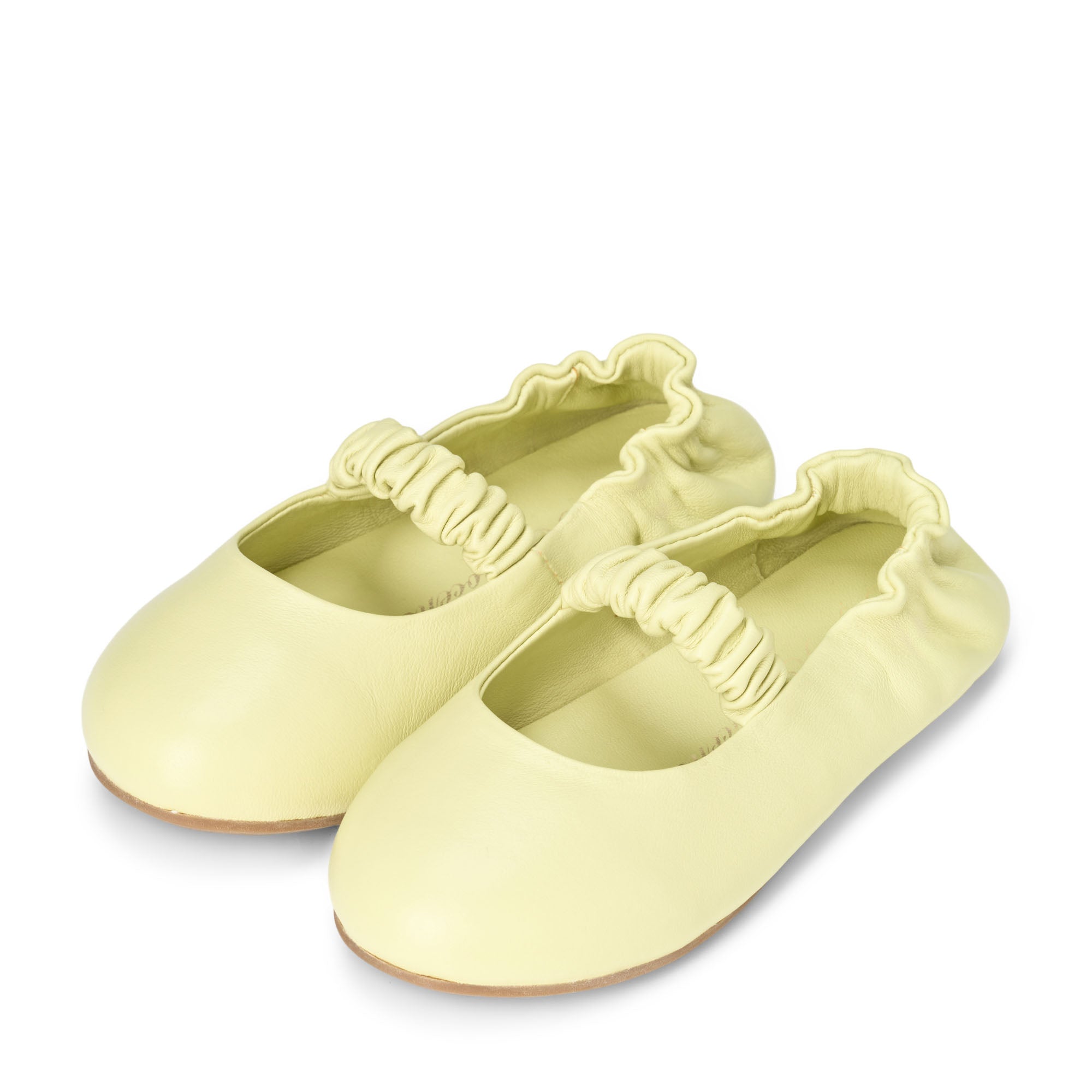 Cecilia Lime Flats Shoes Age of Innocence