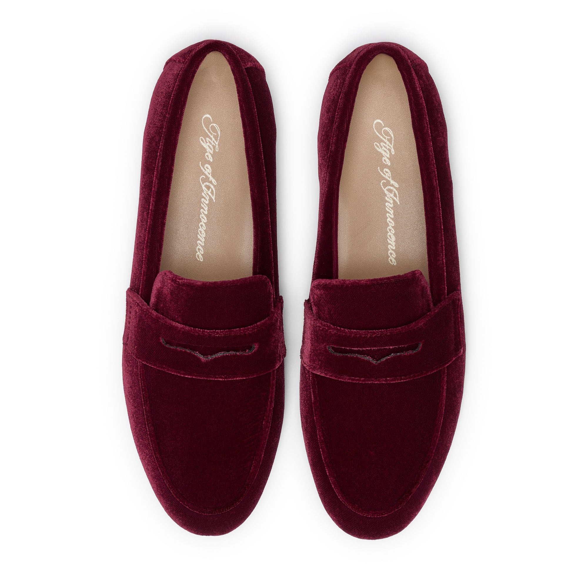 Farley Velvet Red Loafers