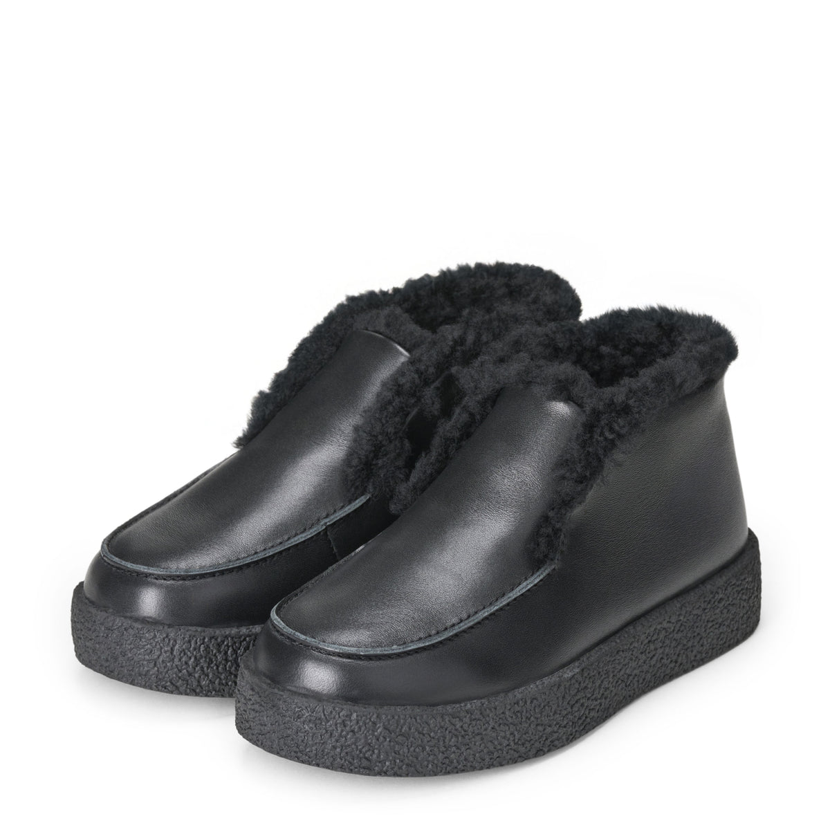 Jonah Leather Black Boots Boots Age of Innocence