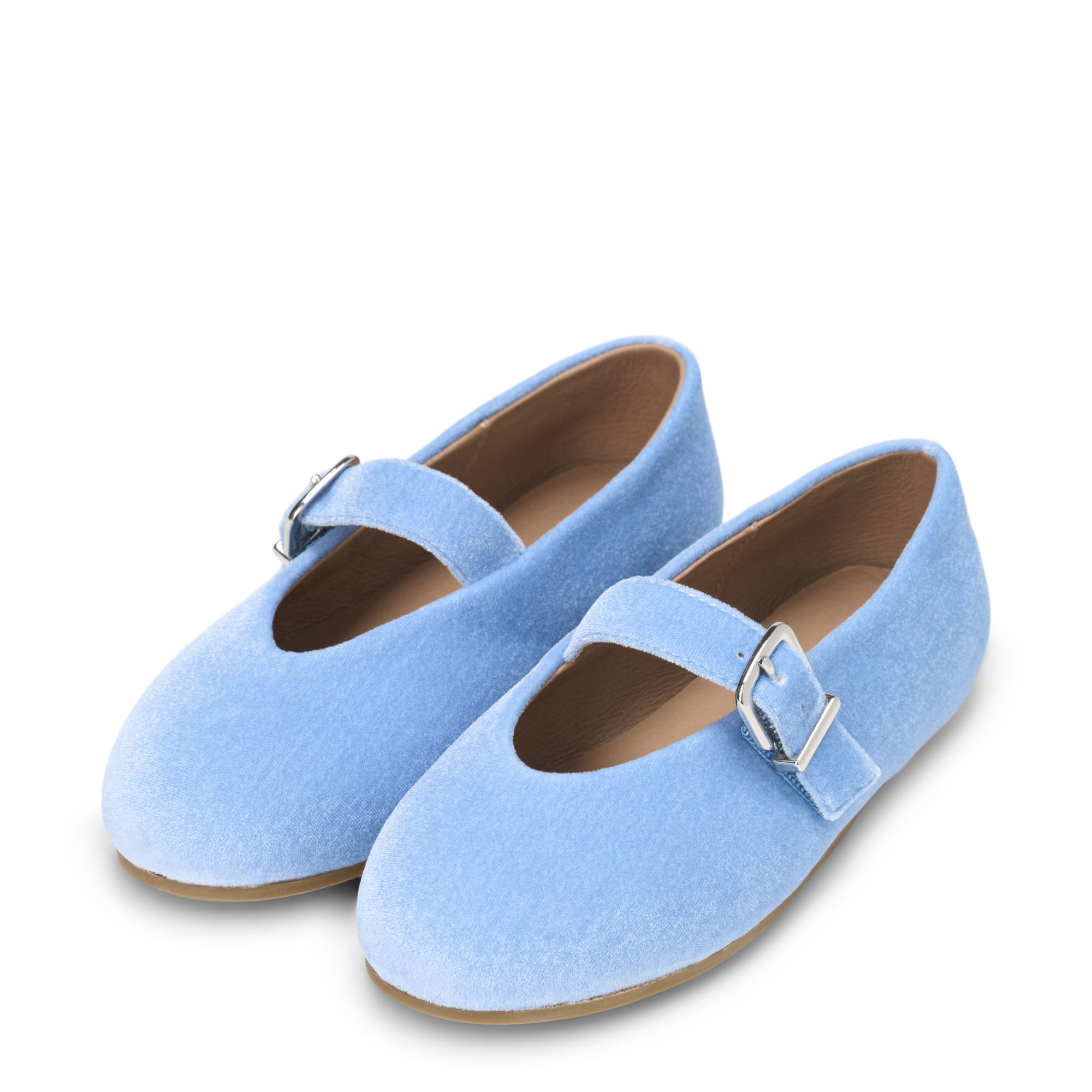 Sydney Light Blue Flats Shoes Age of Innocence