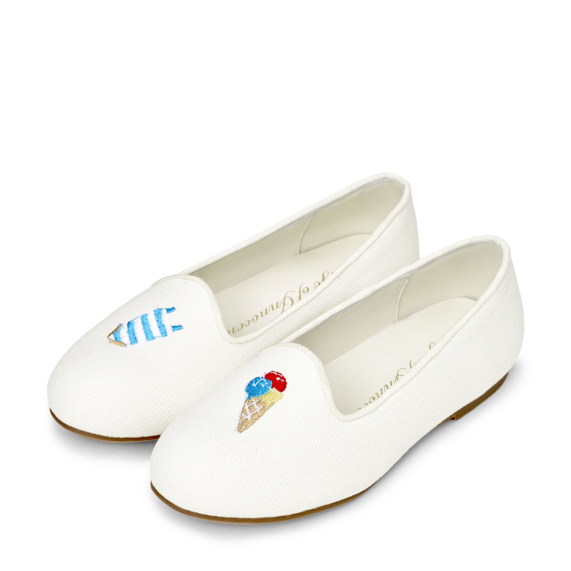 Elva White Loafers Loafers Age of Innocence