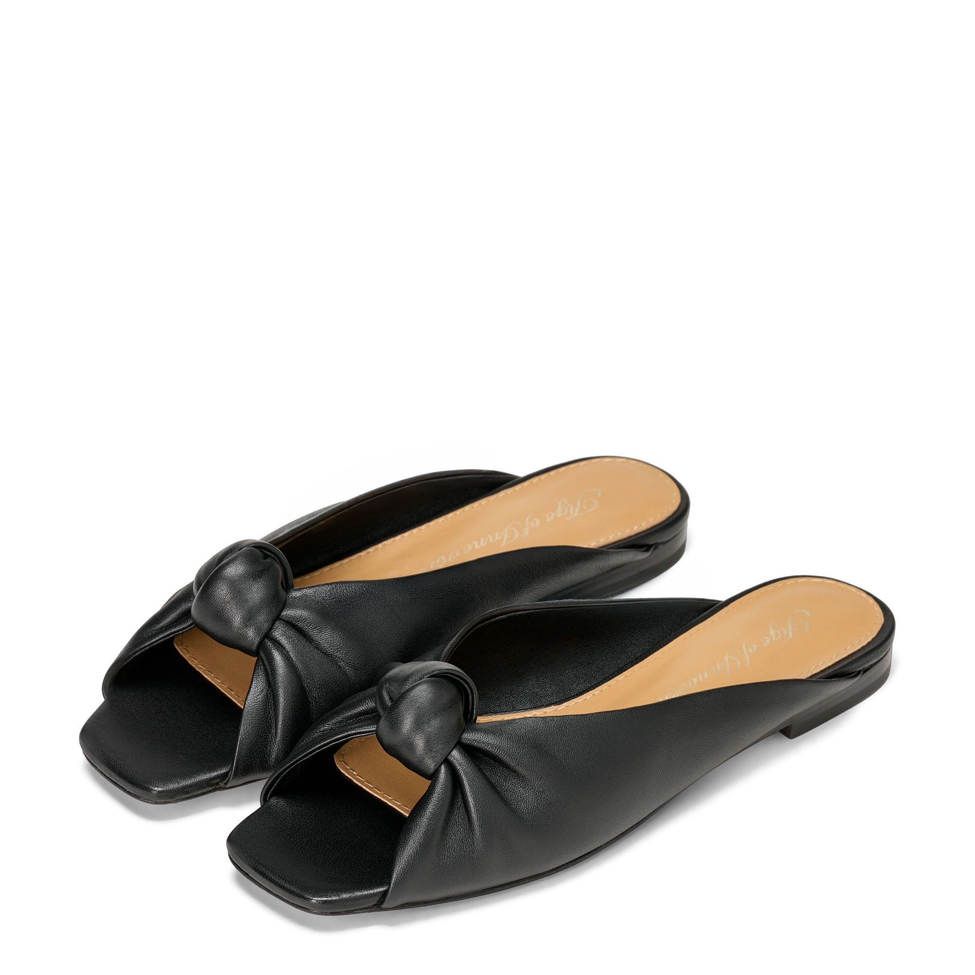 Solene Black Mules Shoes Age of Innocence Women