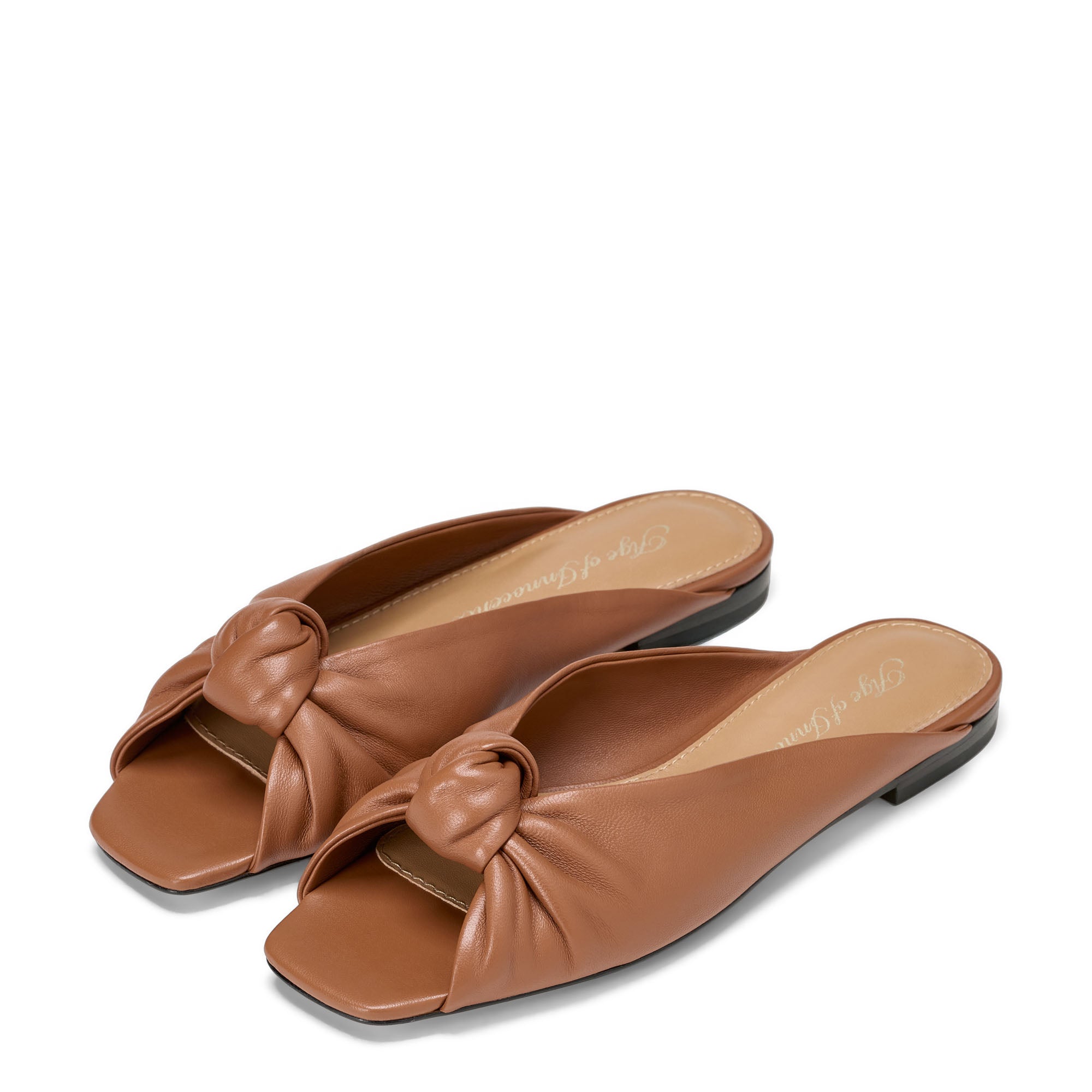 Solene Camel Mules Shoes Age of Innocence Women