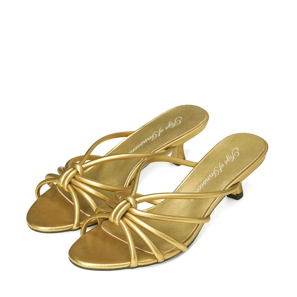 Adeline Gold Mules Mules Age of Innocence Women