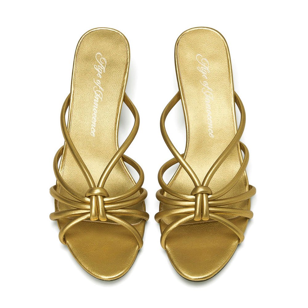 Adeline Gold Mules Mules Age of Innocence Women