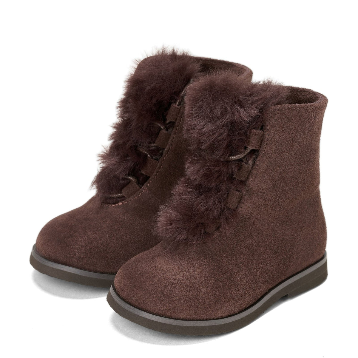 designer Alice Chocolate Boots for girls by Age of Innocence