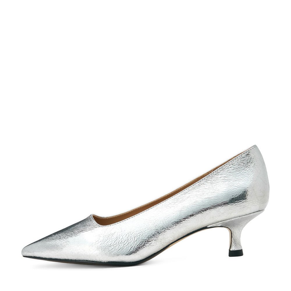 Andrea Leather Silver Shoes Shoes Age of Innocence Women