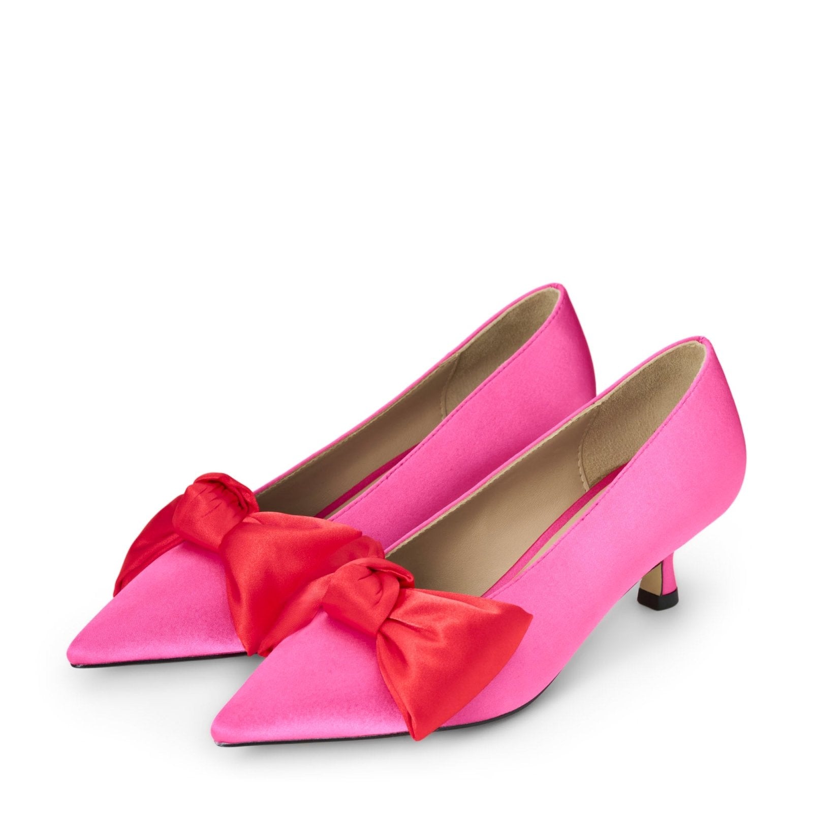 designer Anita 2.0 Satin Pink/Red Shoes for girls by Age of Innocence Women