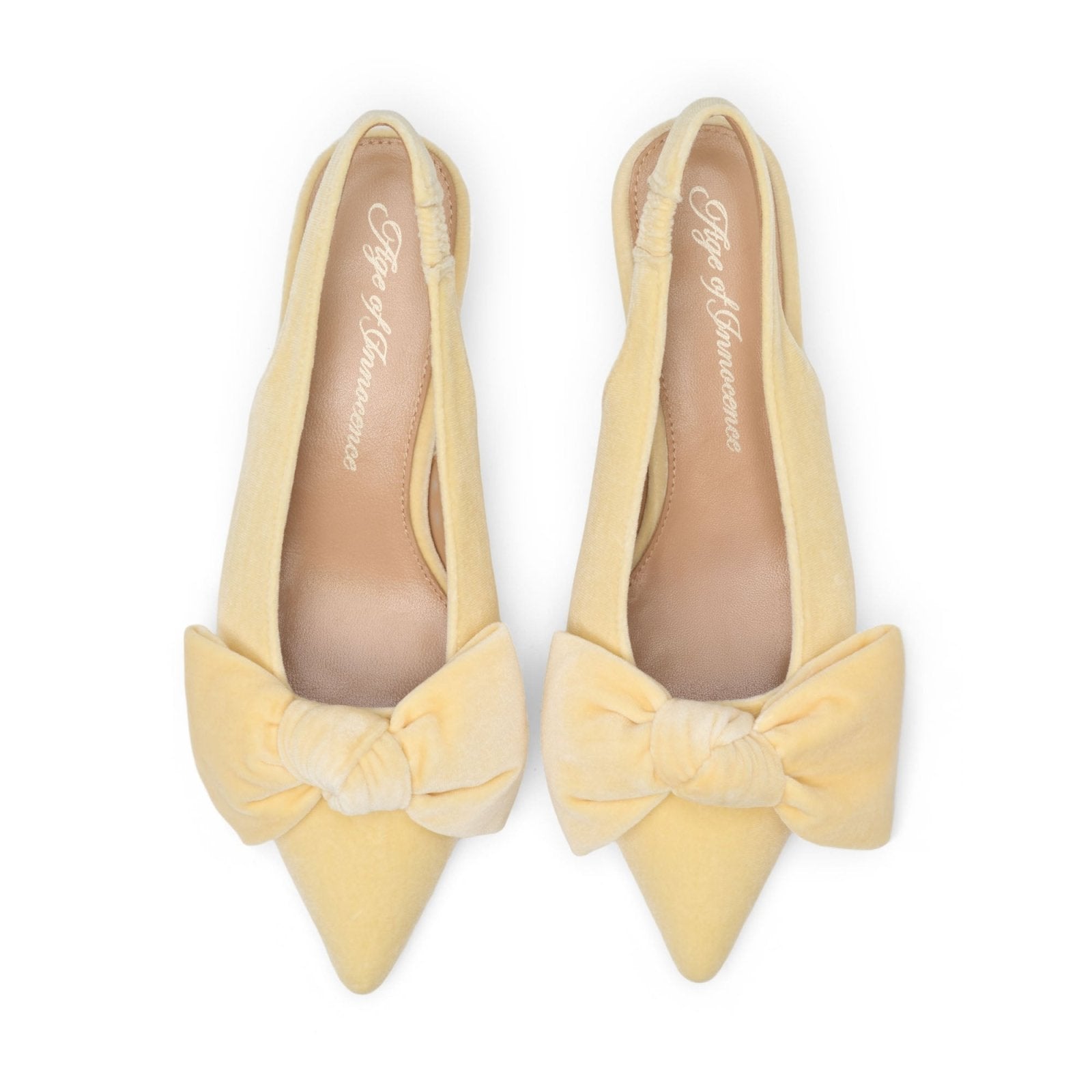 Anita Yellow Mules Mules Age of Innocence Women