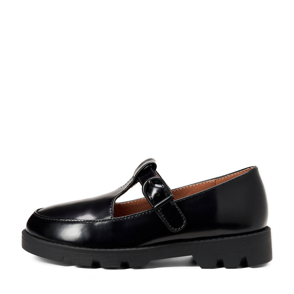 Berta Leather Black Shoes Shoes Age of Innocence