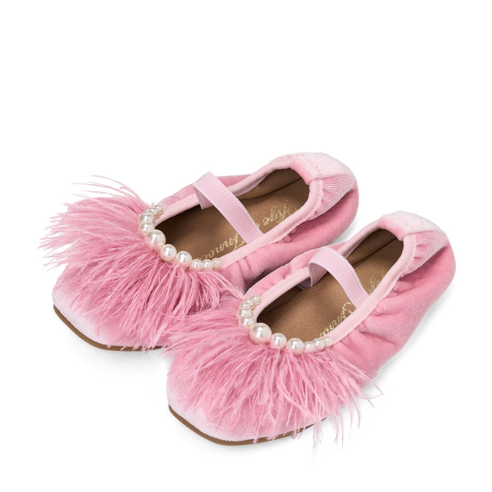 Blanche Pink Flats Shoes Age of Innocence