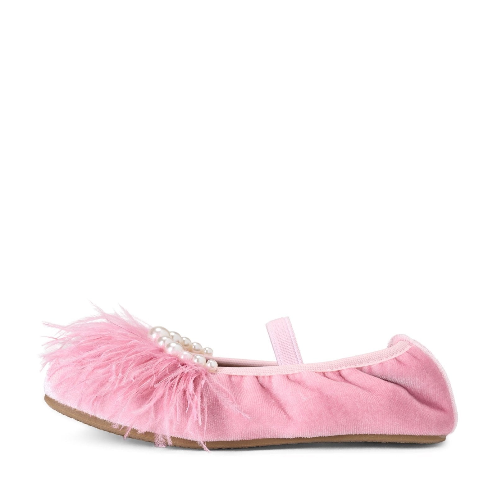 Blanche Pink Flats Shoes Age of Innocence