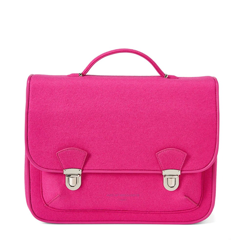 Boston Wool Fuchsia Schoolbag Schoolbag Age of Innocence