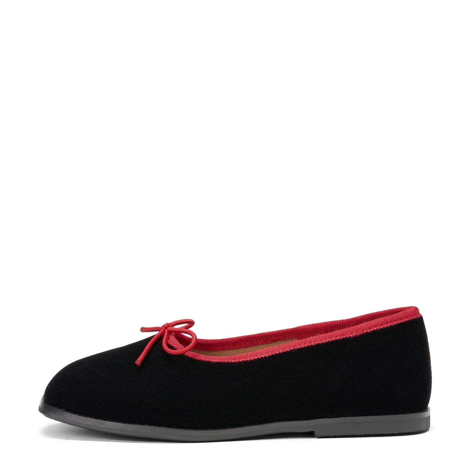 designer Carmen Black/Red Shoes for girls by Age of Innocence