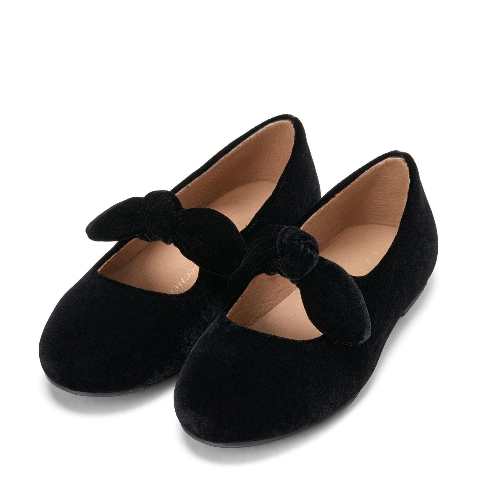 designer Claudine Black Shoes for girls by Age of Innocence
