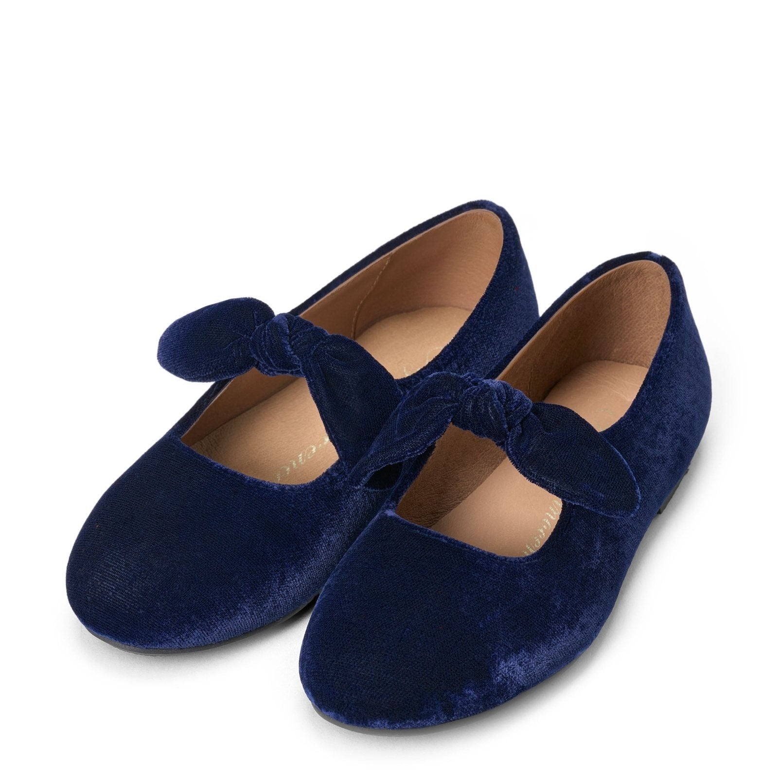 designer Claudine Navy Shoes for girls by Age of Innocence
