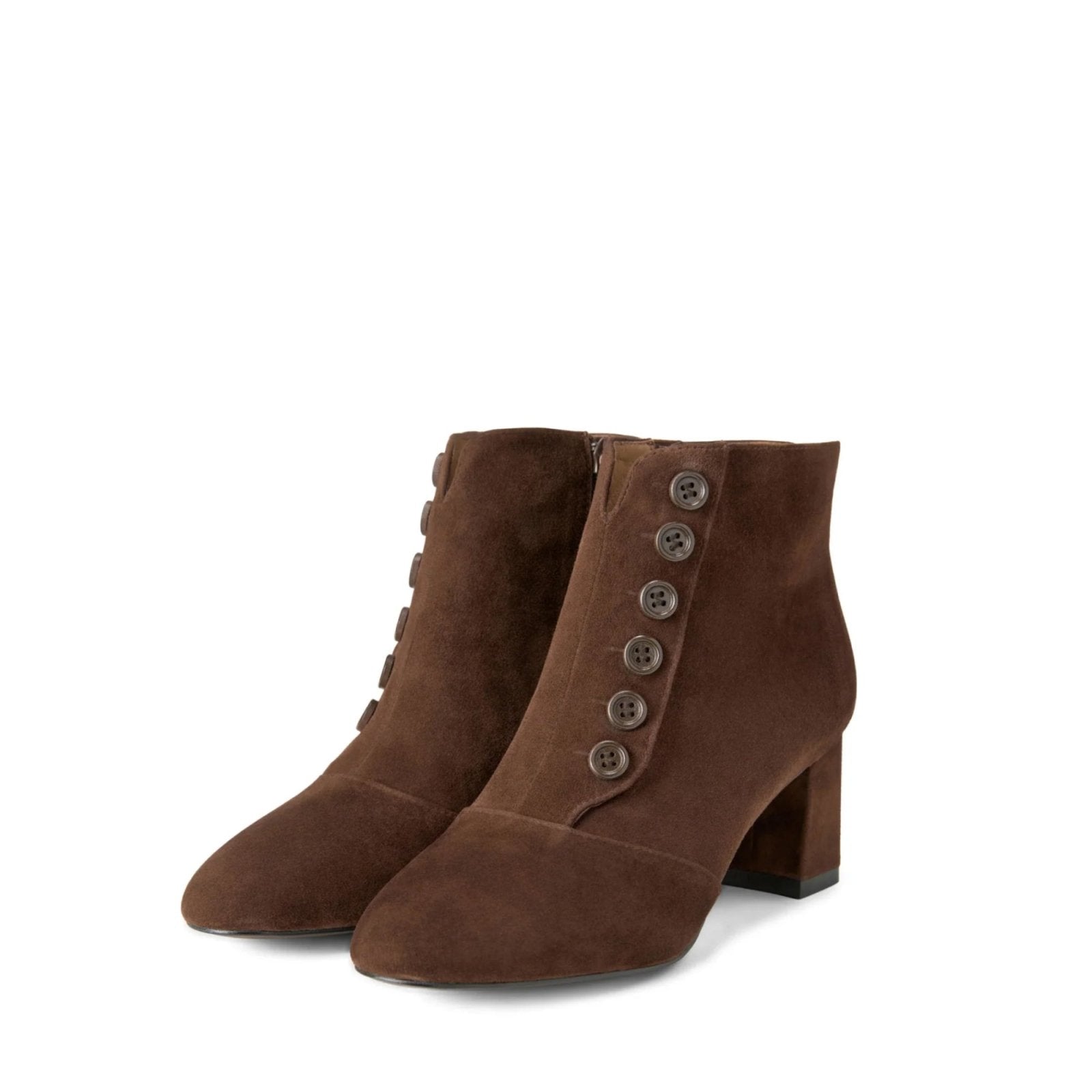 designer Constance Suede Brown Boots for girls by Age of Innocence Women