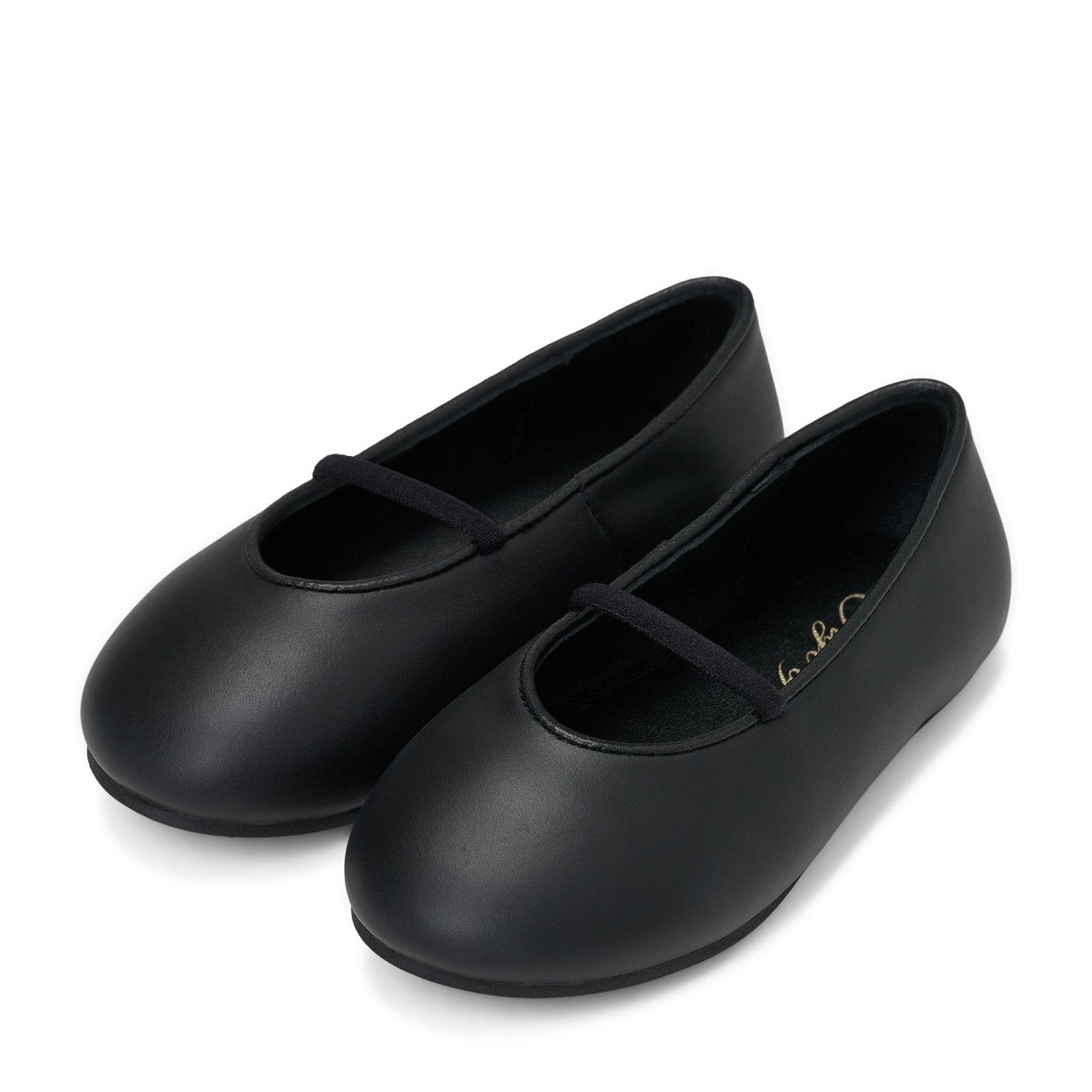 Daphne Black Flats Shoes Age of Innocence