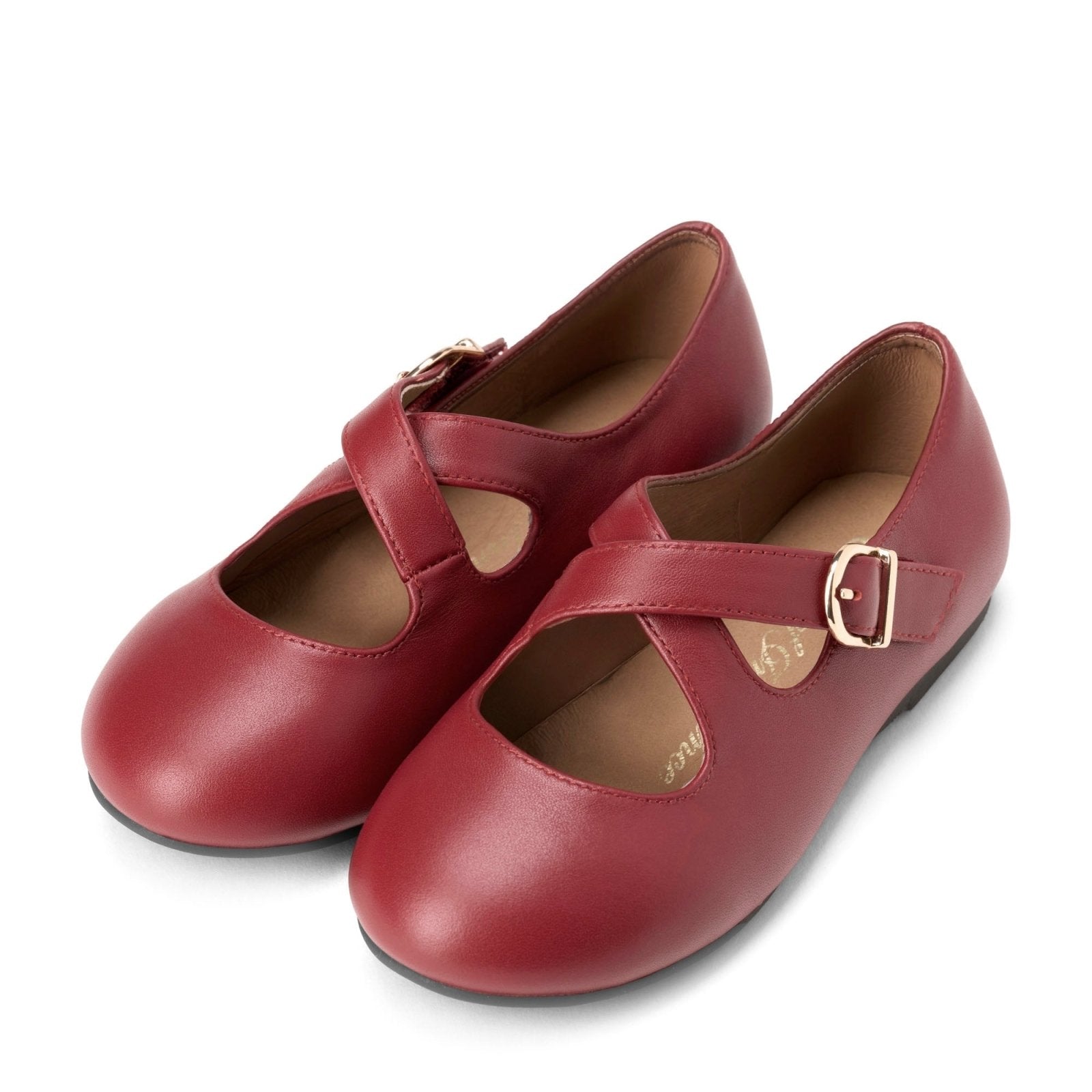 Demi Leather Burgundy Shoes Shoes Age of Innocence