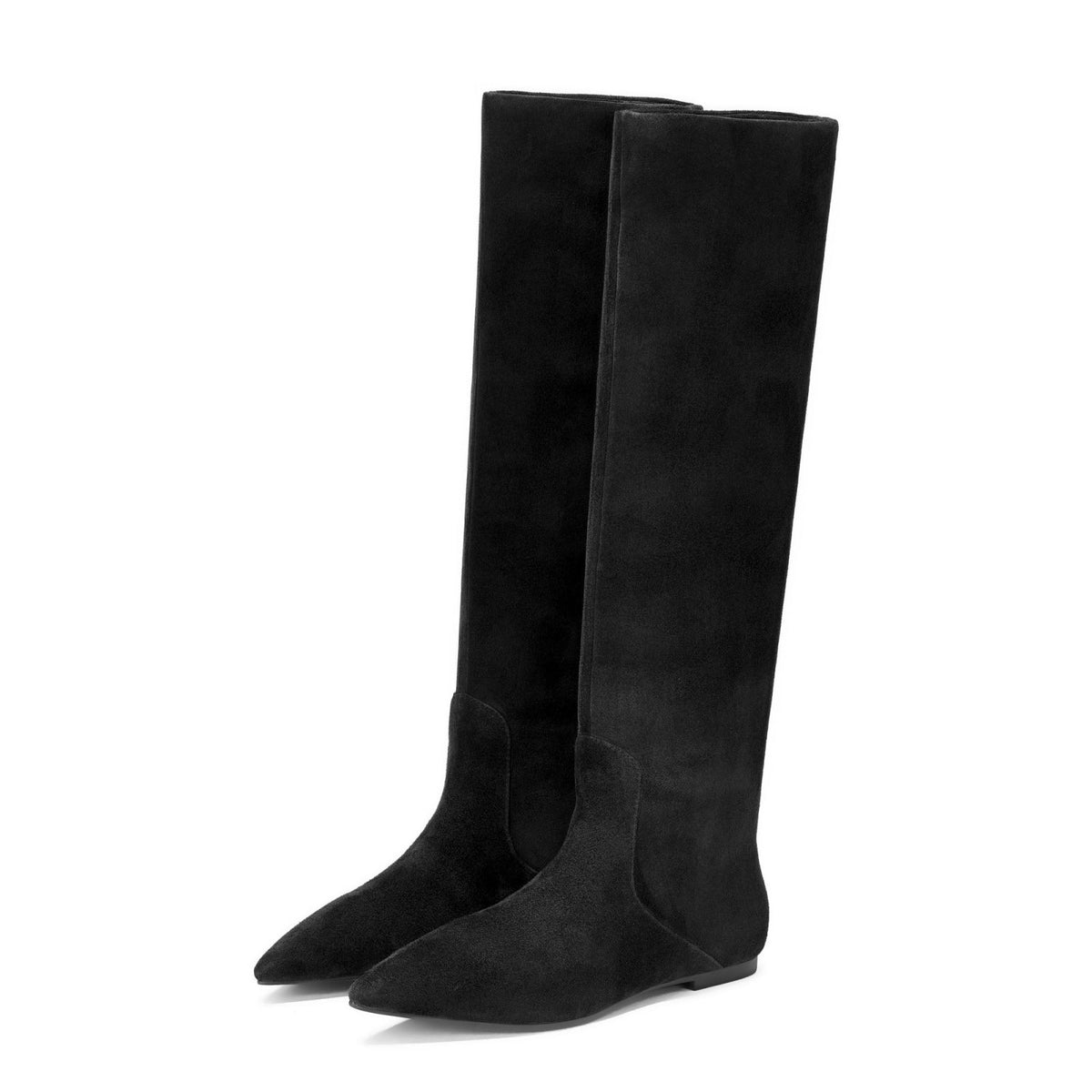 designer Dominique Black Boots for girls by Age of Innocence Women