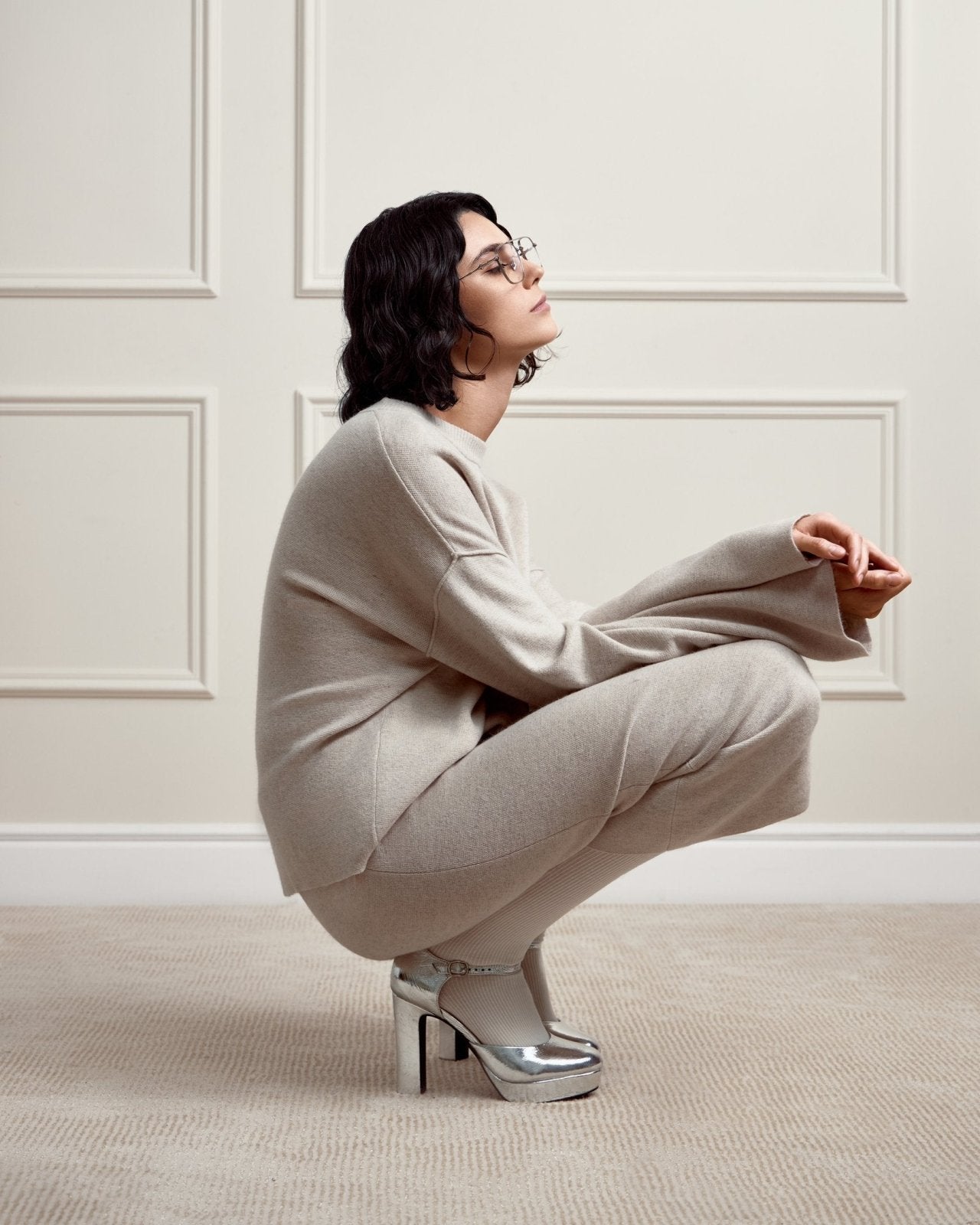 Edith Leather Silver Shoes Shoes Age of Innocence Women