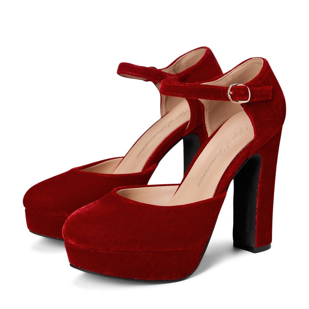Edith Red Shoes Shoes Age of Innocence Women