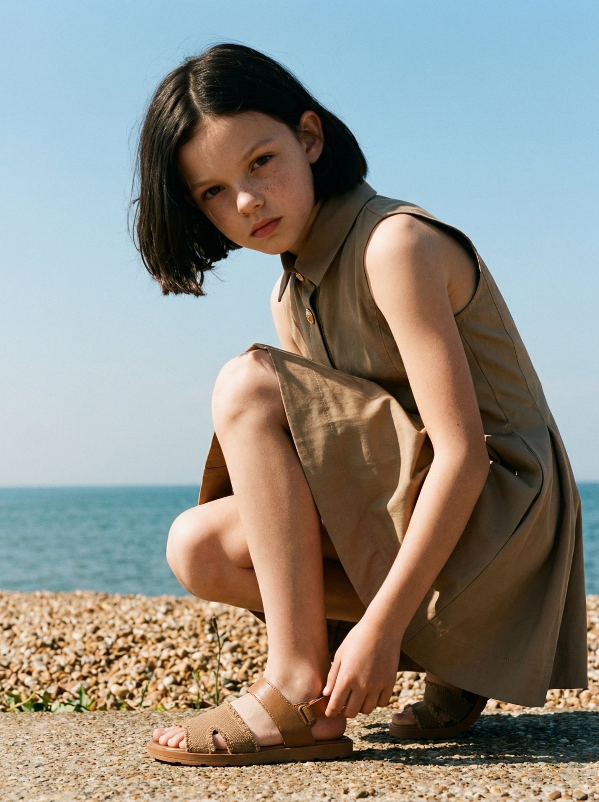 Elaine Camel Sandals Sandals Age of Innocence