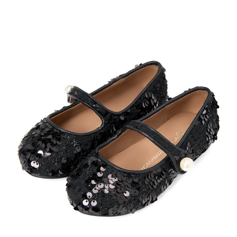 Elin Sequins 2.0 Black Shoes Shoes Age of Innocence