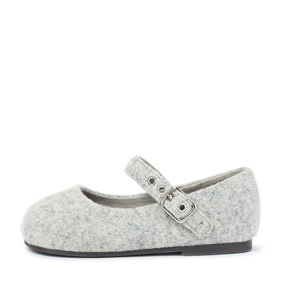designer Eva Wool Grey Shoes for girls by Age of Innocence