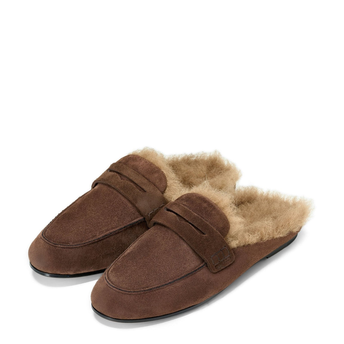 designer Farley 2.0 Winter Suede Chocolate Mules for girls by Age of Innocence Women