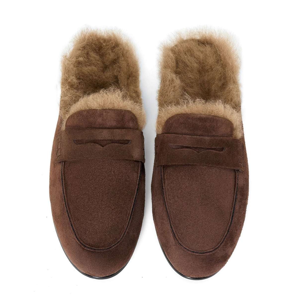 designer Farley 2.0 Winter Suede Chocolate Mules for girls by Age of Innocence Women