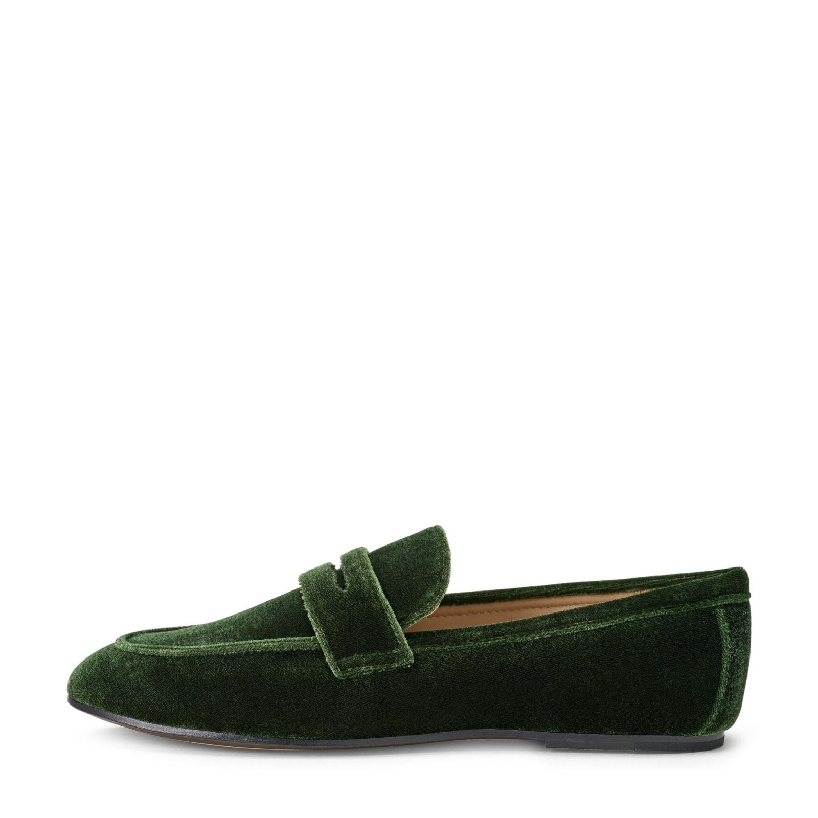 designer Farley Velvet Green Loafers for girls by Age of Innocence Women