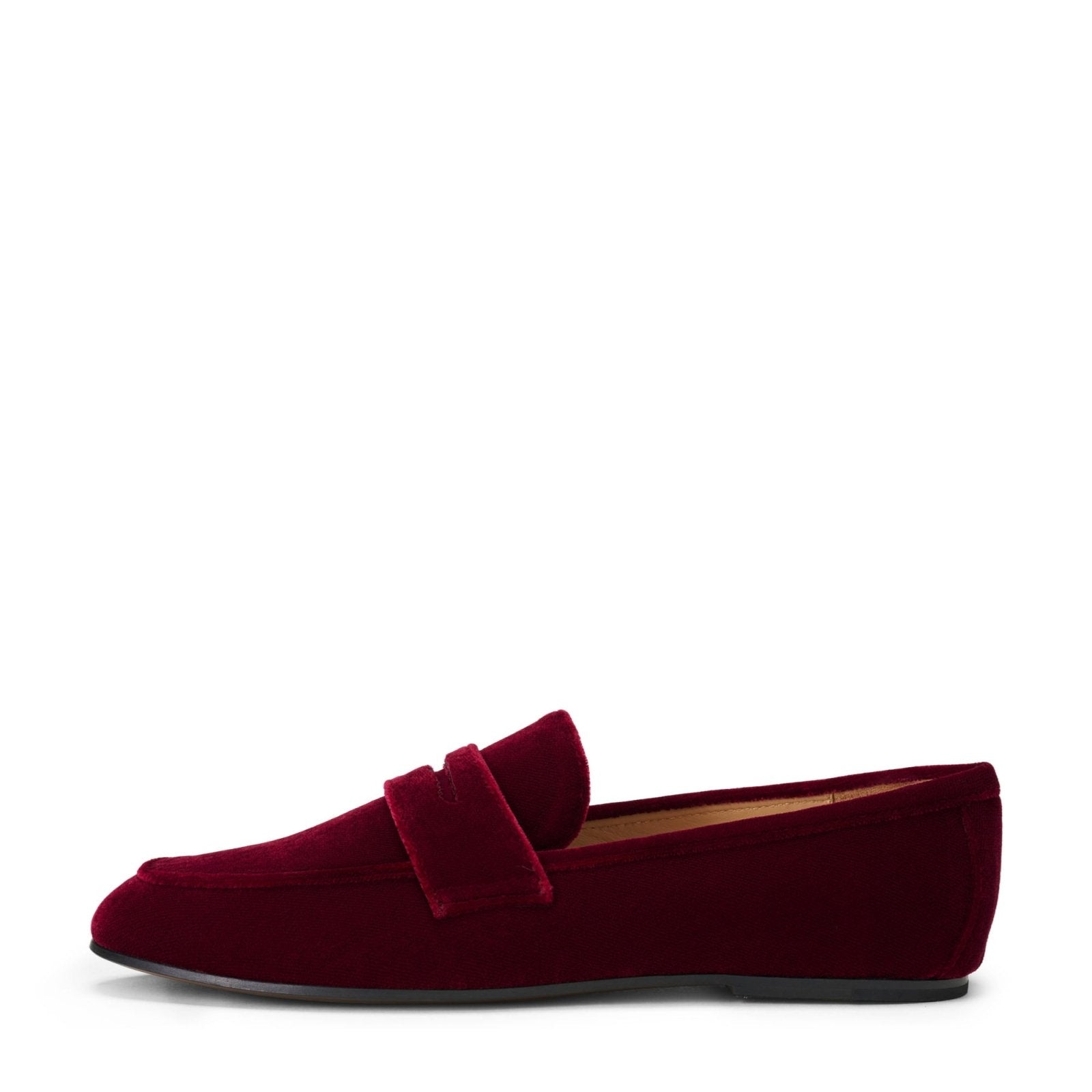 designer Farley Velvet Red Loafers for girls by Age of Innocence Women