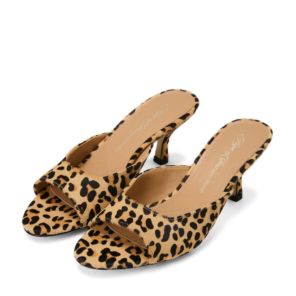 Felicity Animal Print Mules Mules Age of Innocence Women