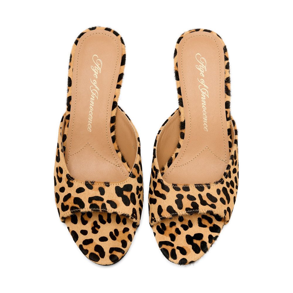 Felicity Animal Print Mules Mules Age of Innocence Women