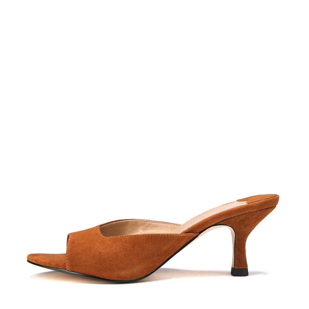 designer Felicity Camel Mules for girls by Age of Innocence Women