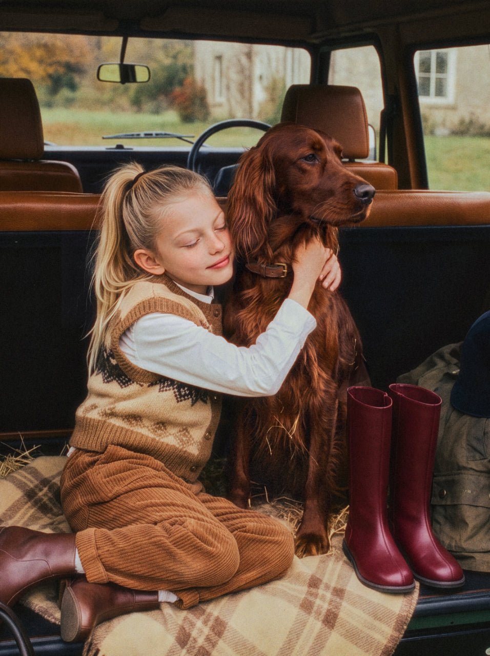 designer Filippa 2.0 Burgundy Boots for girls by Age of Innocence