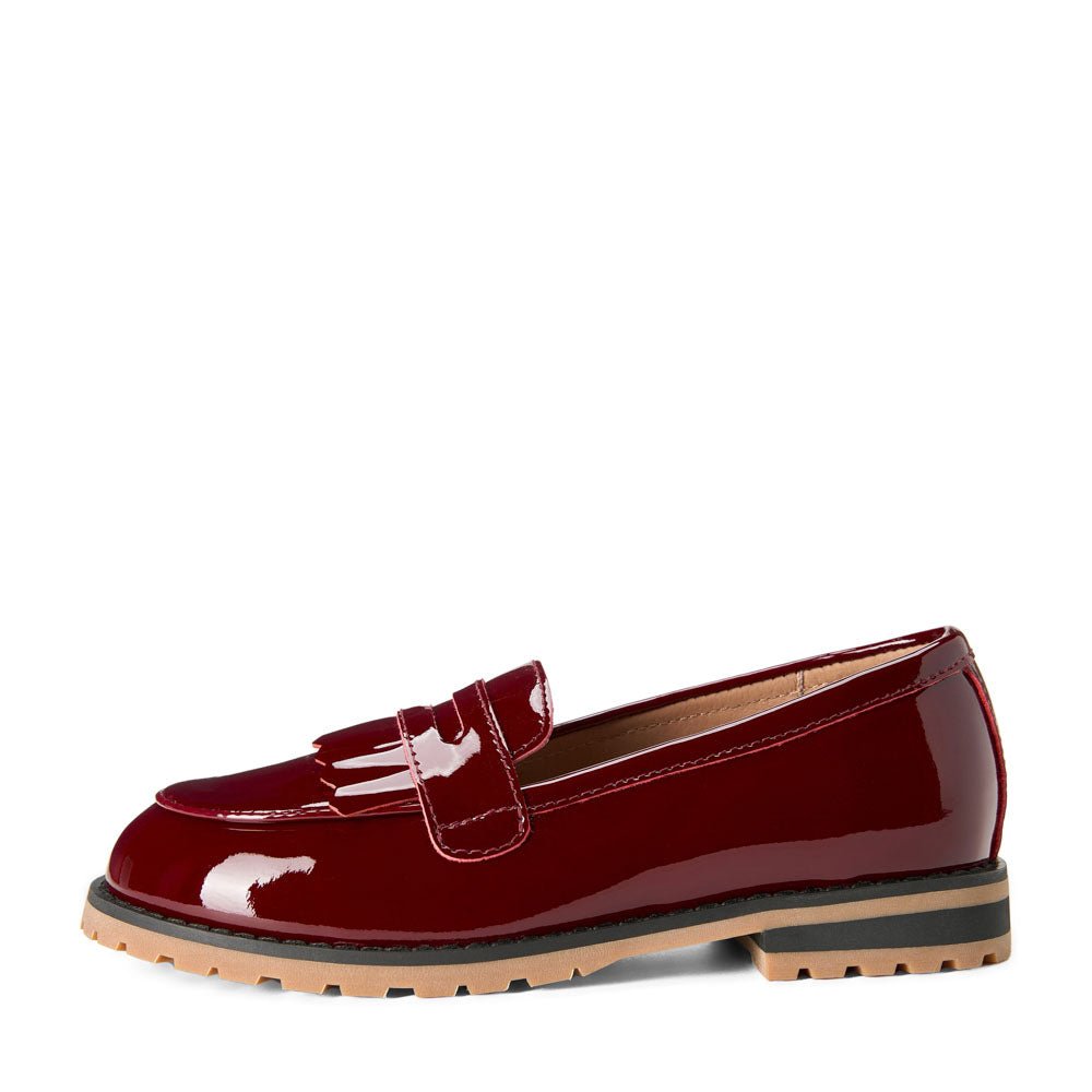 Francie Burgundy Loafers Loafers Age of Innocence