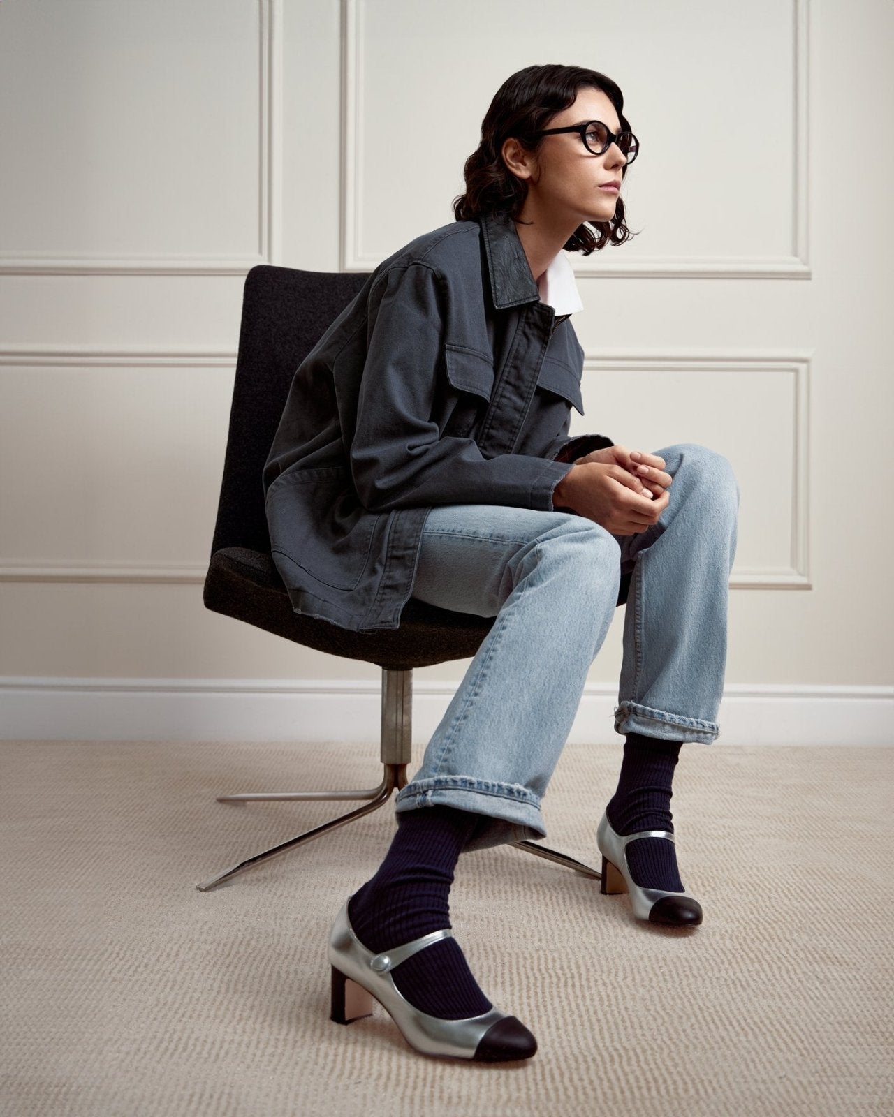 Gemma 2.0 Silver/black Shoes Shoes Age of Innocence Women