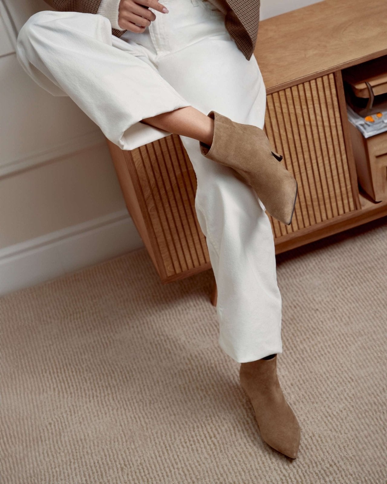 Issy Beige Boots Boots Age of Innocence Women