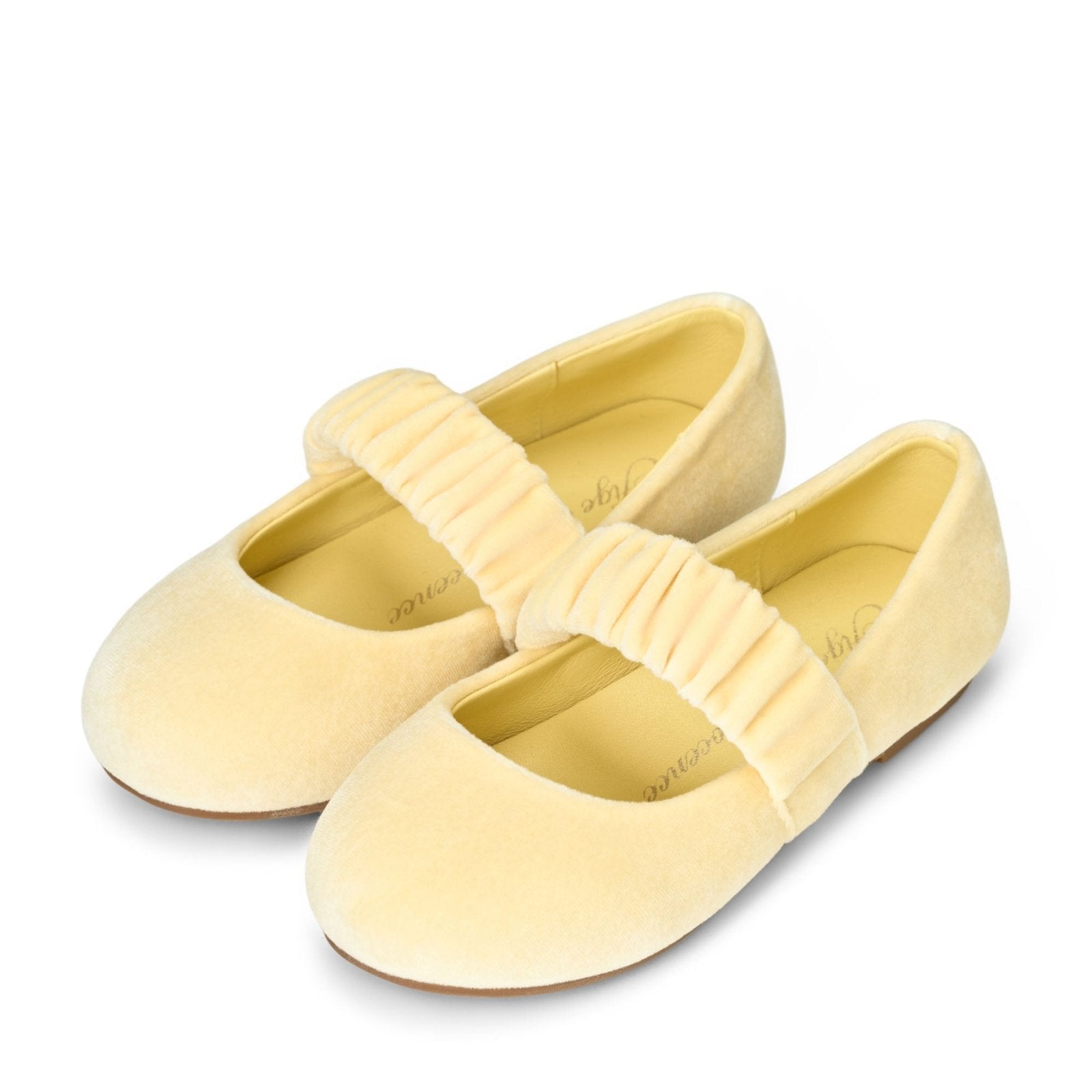 designer Jaclyn Yellow Shoes for girls by Age of Innocence