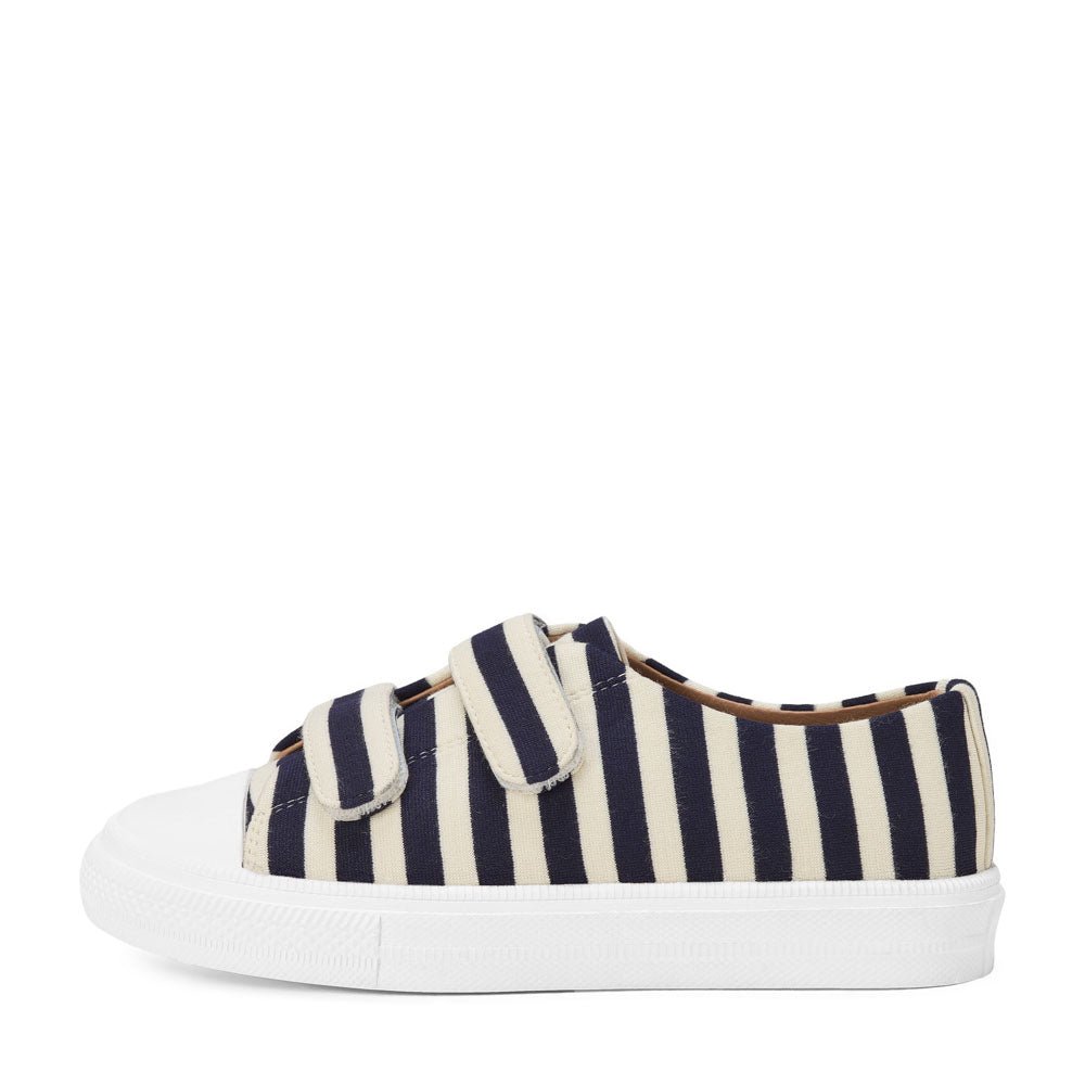 Jessie Striped Navy/White Sneakers Sneakers Age of Innocence